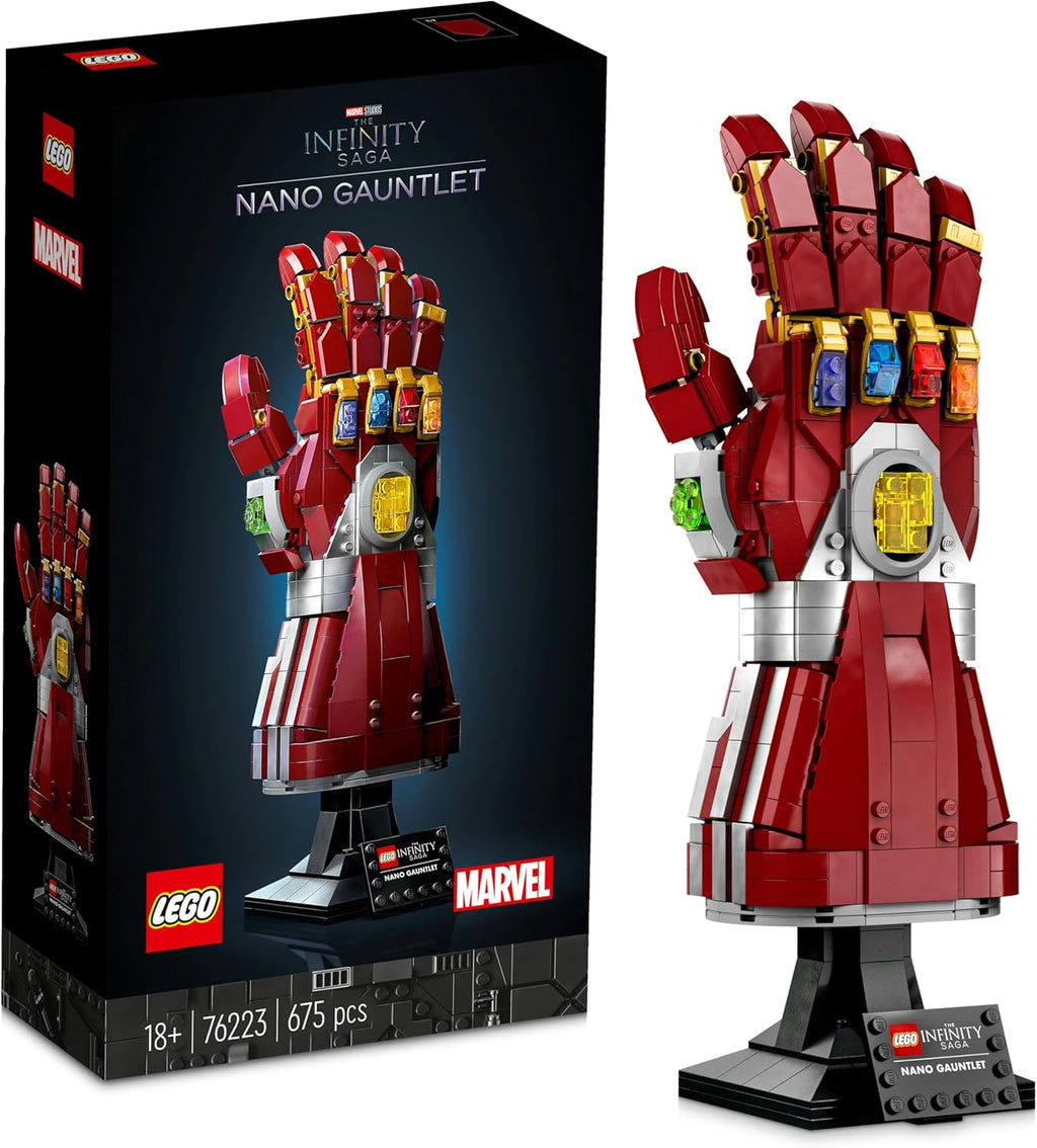 LEGO 76223 Marvel The Nano Infinity Glove, Thanos Set, Building Kit, Inifinity, Avengers Film: Endgame, Gift, for Adults
