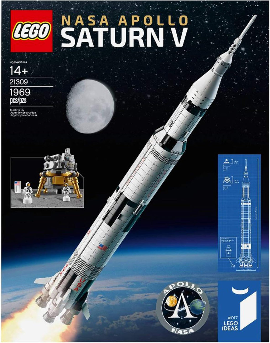 LEGO 21309 NASA Apollo Saturn V