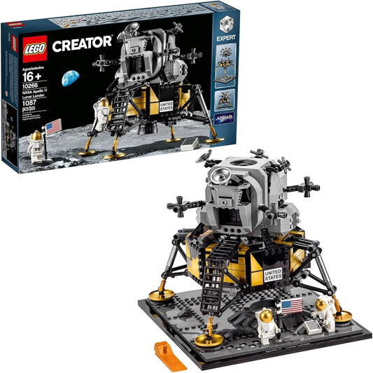 Lego Creator Expert N.A.S.A Apollo 11 Lunar Lander 10266 Building Kit, 1,087 Pieces