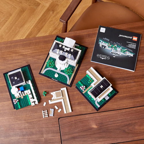 LEGO Architecture Collection: The White House 21054 - Model Building Kit, Creative Set for Adults and Teens, Energizing DIY Project, Iconic Presidential Office