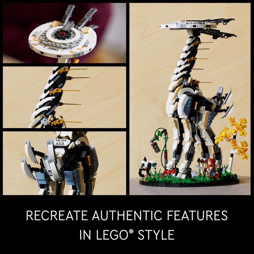 LEGO Horizon Forbidden West: Tallneck 76989 Building Set - Aloy Minifigure & Watcher Figure, Featuring Minifigure Accessories from The Game