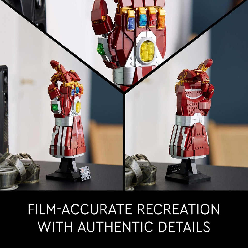 LEGO 76223 Marvel The Nano Infinity Glove, Thanos Set, Building Kit, Inifinity, Avengers Film: Endgame, Gift, for Adults