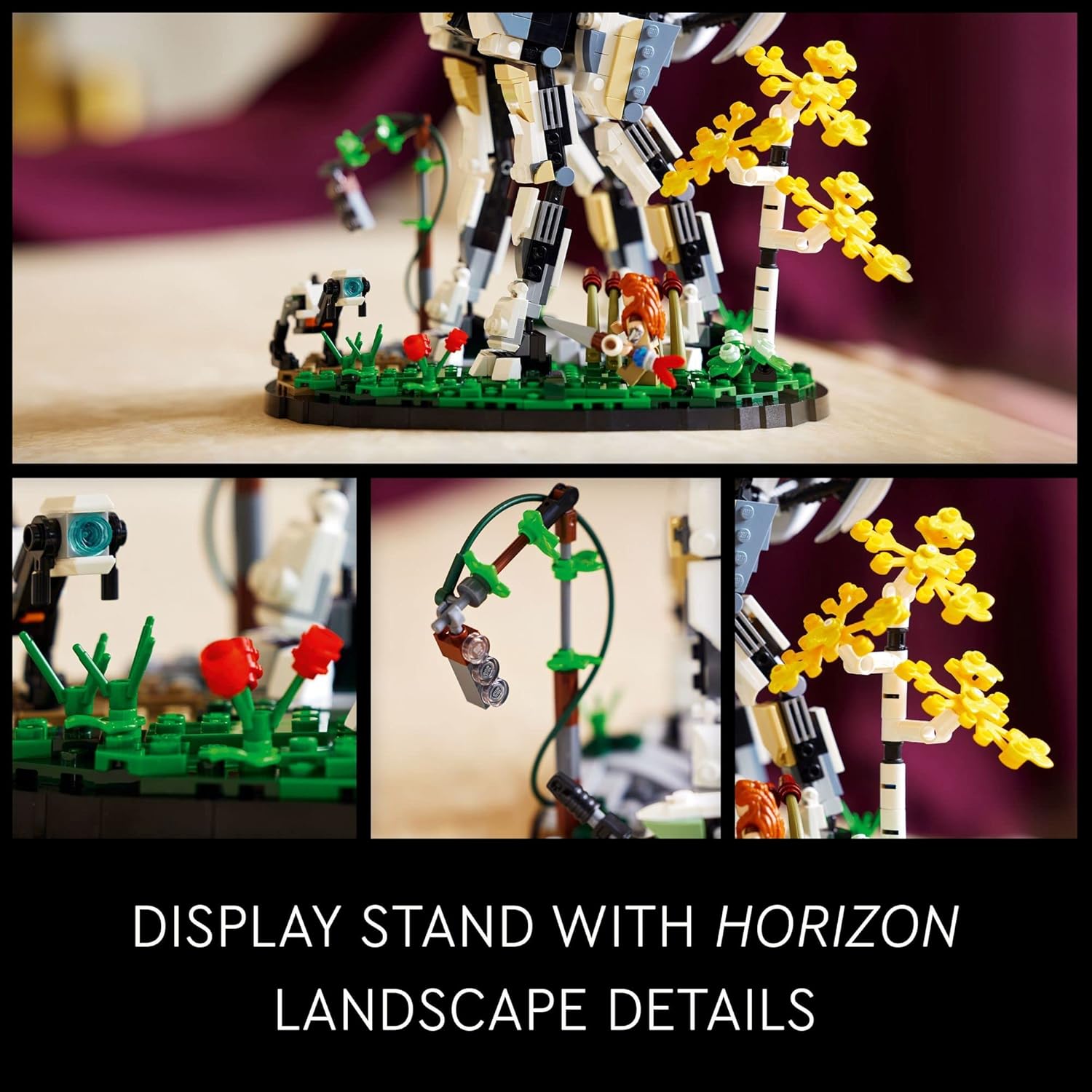LEGO Horizon Forbidden West: Tallneck 76989 Building Set - Aloy Minifigure & Watcher Figure, Featuring Minifigure Accessories from The Game