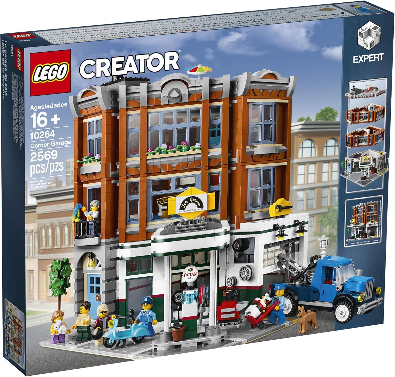 LEGO Creator Expert Corner Garage 10264 Building Kit (2569 Pieces)