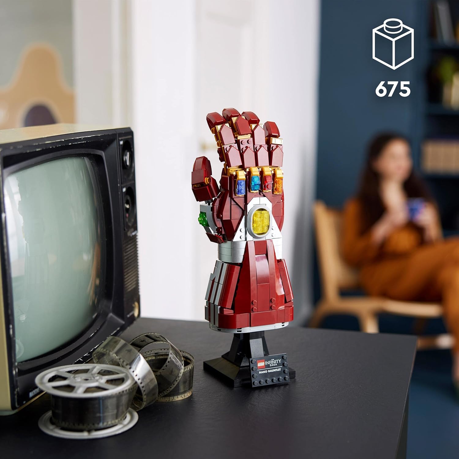 LEGO 76223 Marvel The Nano Infinity Glove, Thanos Set, Building Kit, Inifinity, Avengers Film: Endgame, Gift, for Adults