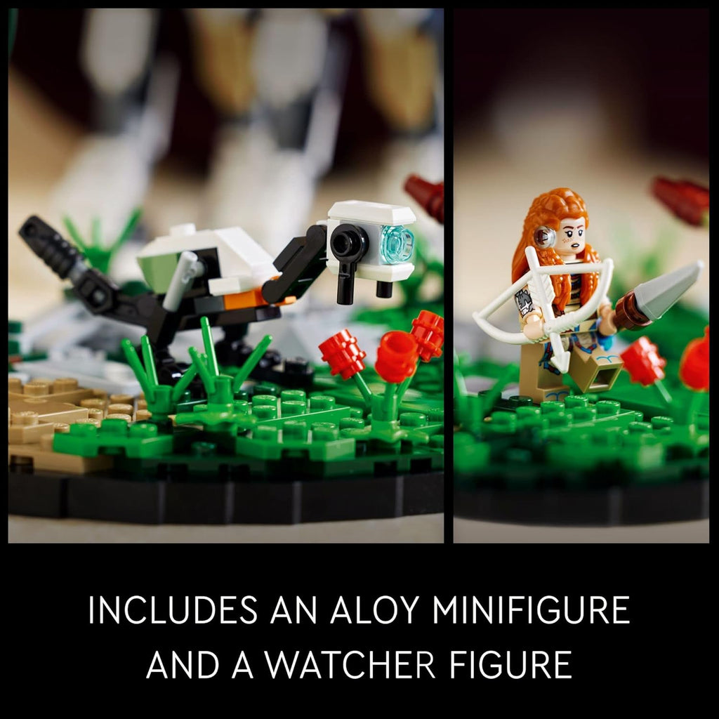 LEGO Horizon Forbidden West: Tallneck 76989 Building Set - Aloy Minifigure & Watcher Figure, Featuring Minifigure Accessories from The Game