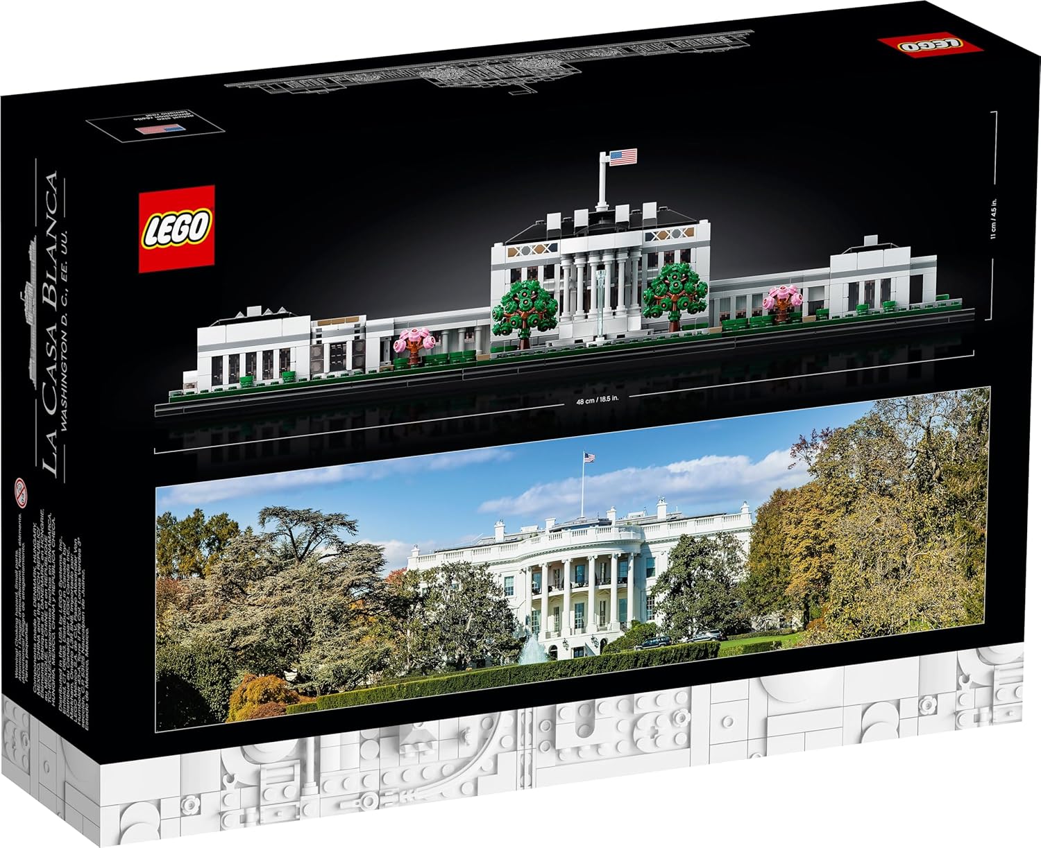 LEGO Architecture Collection: The White House 21054 - Model Building Kit, Creative Set for Adults and Teens, Energizing DIY Project, Iconic Presidential Office