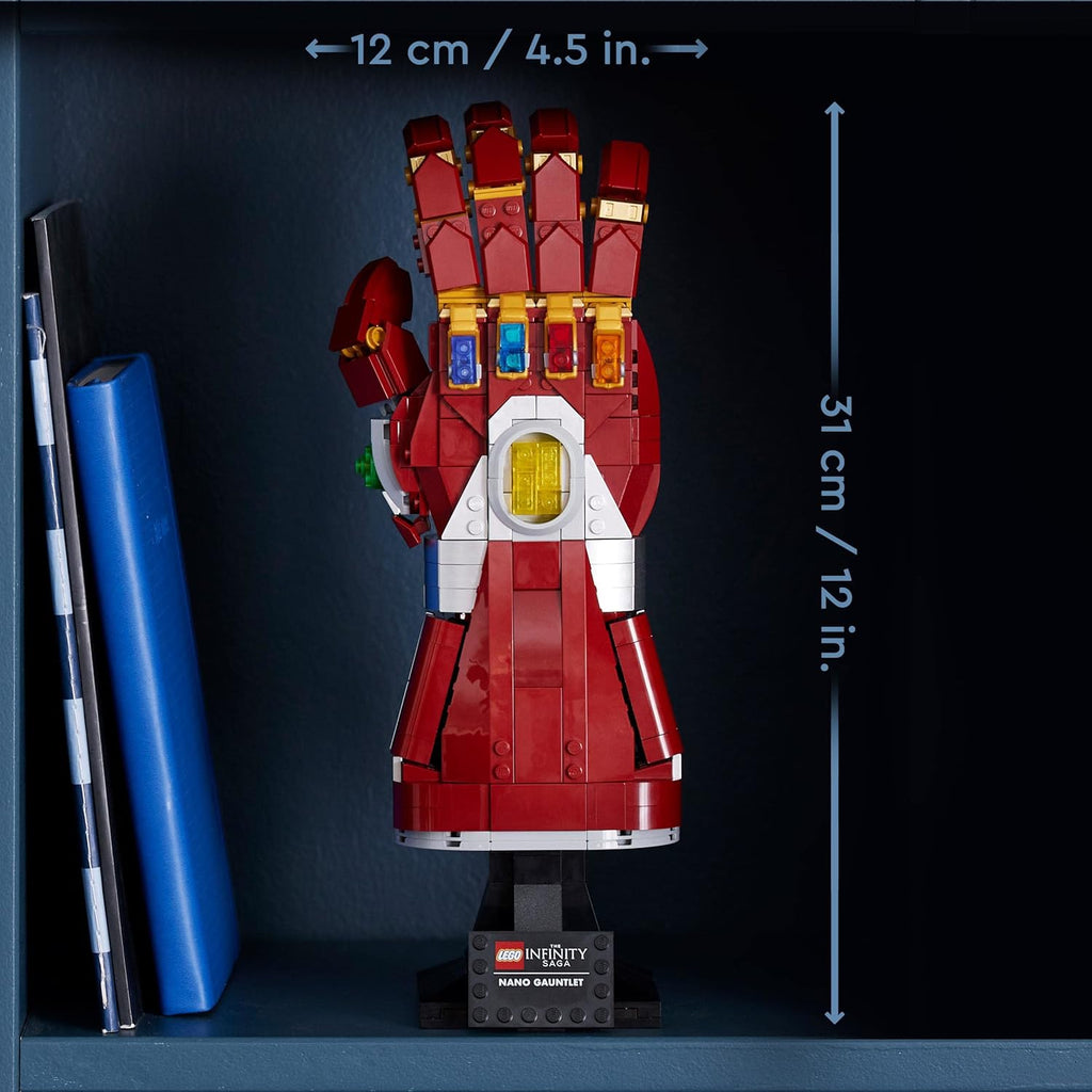 LEGO 76223 Marvel The Nano Infinity Glove, Thanos Set, Building Kit, Inifinity, Avengers Film: Endgame, Gift, for Adults