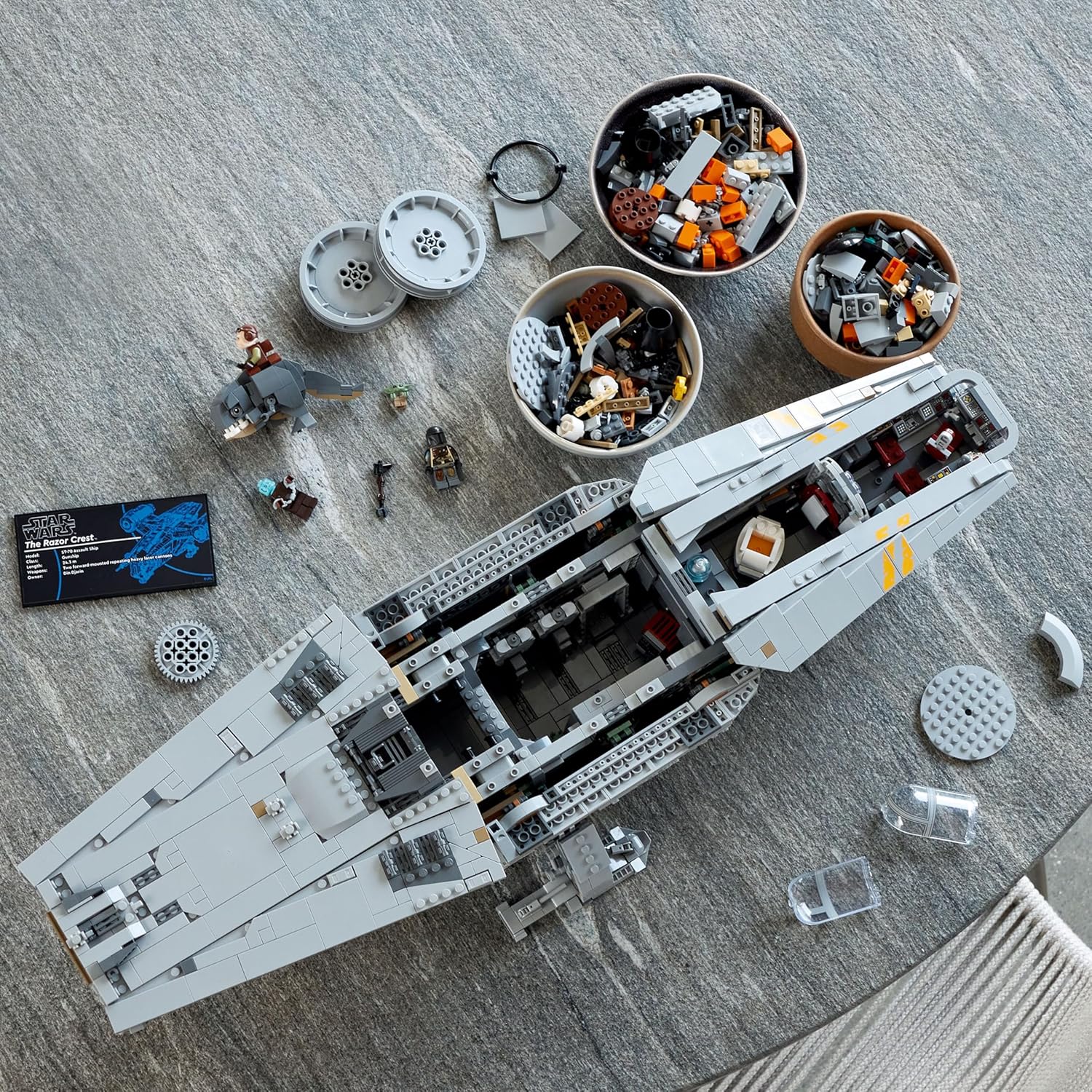 LEGO Star Wars The Razor Crest UCS Set, Ultimate Collectors Series Starship Model Kit for Adults, Large Iconic The Mandalorian Memorabilia Collectable, 75331